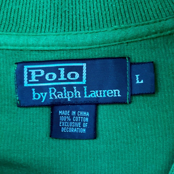 Polo Ralph Lauren 1/4 zip up mens sweater size large - Picture 3 of 4